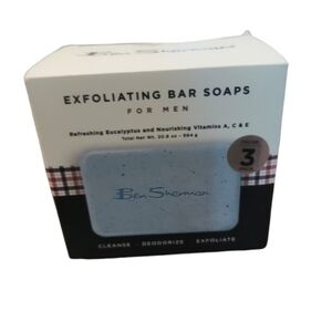 Ben Sherman Blue Cleanser Bars Soap X 3